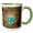 Green/White, variant on 3drose, Robin Bird Eggs, Backyard, Portland, Oregon, Usa - Us38 Mhe0019 - Michel Hersen, 15oz Two-tone Blue Mug
