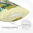 thumbnail image 3 of Yiaed Bass Fish and Water Print Brushed Microfiber Envelope Pillowcases, Standard,Envelope Closure Pillow Cases（No pillow core）-14"x20", 3 of 6