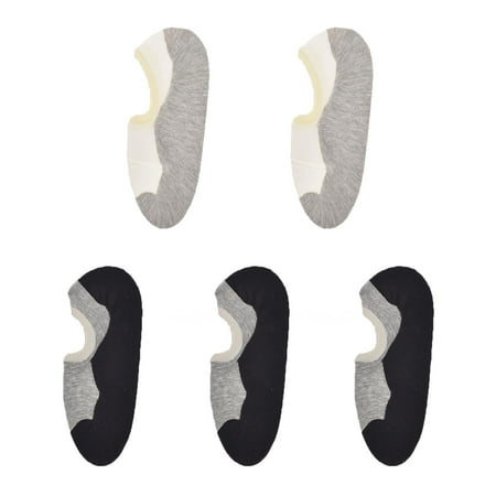 

Kreigaven 5Pairs Socks Adult Socks Comfortable Sweat-Absorbing Loose Flat Socks Non-Slip Cotton Material Multi-color 5 Pairs