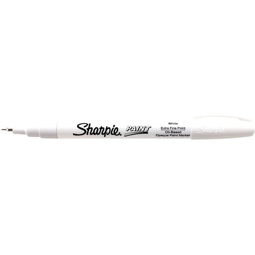 Sharpie Oil-Based Paint Marker - Extra Fine Point Extra Fine Marker Point - White Oil Based Ink - 1 Each