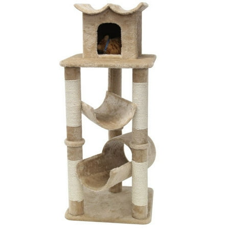 Majestic Pet Products Casita Fur Cat Tree Majestic Pet Products Casita Fur Cat Tree
