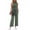 Green, variant on MOYIKO 2 Piece Sets for Women Casual Summer Outfits Sleeveless Tops and Wide Leg Pants with Pockets Travel Vacation Lounge Sets