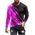 thumbnail image 1 of Blusas y camisas de manga larga y cuello redondo para hombre, camisetas casuales con estampado de moda y cuello redondo, blusas de licra de manga corta para hombre., 1 of 4