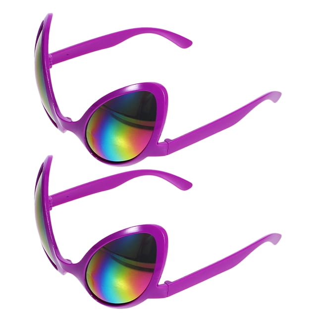 2 gafas divertidas de extraterrestre, novedosas, para recuerdos de fiesta y accesorios para fotomatón Gafas de sol divertidas para adultos, accesorios para disfraz de extraterrestre