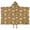 Brown Cartoon Dinosaurs-1, variant on Brown Cartoon Dinosaurs Fossils Pattern Hooded Bath Towel,50"x30" for Ages 3 To 12 Kids, Quick Dry Lightweight Soft Microfiber Hood Beach Towel Cover Up for Kids