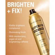 Revolution Superfix Glow Fixing Mist, Setting Spray with Shimmer, Long-Lasting, 5.07 fl oz