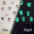 thumbnail image 2 of Isvgxsz 2025 New Clearance Creative Ornaments Christmas Snowman Luminous Sticker Decorative Sticker Removable Glue Small Sticker, 2 of 6