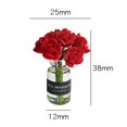 thumbnail image 2 of Soumake 1/12 Scale Miniature Rose Tulip Flower Set For Dollhouse Kitchen Dining Room Decor Realistic Children'S Fairy Garden Accessory, 2 of 8