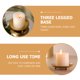 thumbnail image 3 of MERRYHAPY Household Candle Dish Dorado Para De Y Ambiente Cálido En Interiores, 3 of 8