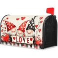thumbnail image 2 of Valentine''s Day Mailbox Covers Magnetic Letter Post Box Cover Wrap Garden Yard Home Decor Outdoor Yard Farmhouse Home Mailbox Cover Magnetic Standard 21L X 18W (Valentine''s Day 10), 2 of 6