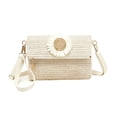 thumbnail image 2 of YiJuHui Woven Straw Crossbody Bag for Women, Summer Shoulder Purse with Adjustable Strap, Lightweight Handbag for Travel Daily Use Holiday Beach Vacation, 2 of 6