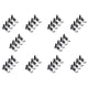 thumbnail image 1 of Soportes de Varilla de Cortina Individual de 40 Paquetes para Varillas de Cortina Aleación de Aluminio Soportes de Varilla de Cortina de Servicio Pesado (Negro), 1 of 5