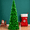 B-Green, variant on simeccom Christmas Tree Artificial Xmas Tree, 5 Ft Pop Up Tinsel Trees Collapsible Reusable Slim Tree Easy-Assembly for Home Christmas Decoration Red