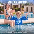 thumbnail image 3 of Koorium 2-in-1 Toddler Swim Vest Life Jacket for Kids,Pool Floaties Puddle Float Jumper 24-66lbs,Toddler Arm Floaties Swim Jacket Water Wings for kids Boys Girls, 3 of 11