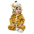 thumbnail image 3 of Sunisery Newborn Infant Baby Bodysuit Snowsuit Warm Coats Animal Hooded Jumpsuit Romper Fall Winter Outfits, 3 of 6