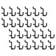 thumbnail image 5 of 40 ganchos de plástico para tableros perforados de garaje y de pared para colgar herramientas., 5 of 8