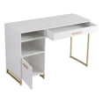thumbnail image 2 of Mainstays Wood & Metal Writing Desk with 1 Drawer and 1 Door for Teen Adult,29.92 in, 2 of 16
