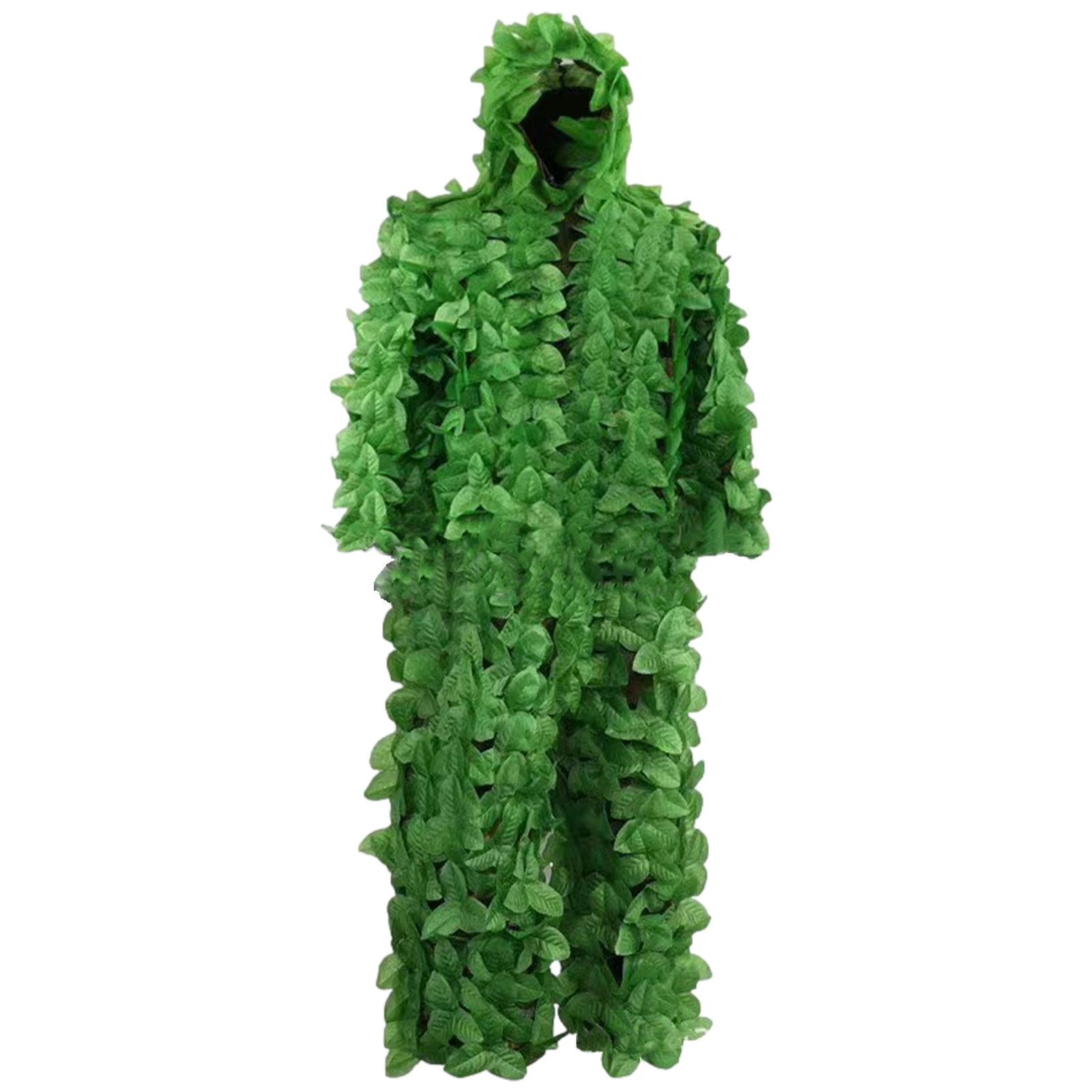 Ankishi Leaf Suit For Hunting Ghillie Suit With 3D Woodland