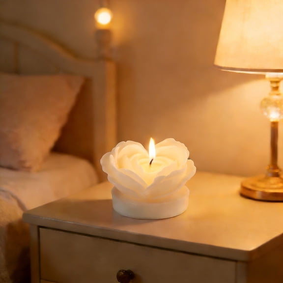 Valentines Day Decor Scented Soy Wax Candles for Home Aromatherapy Relaxation with Natural and Wick