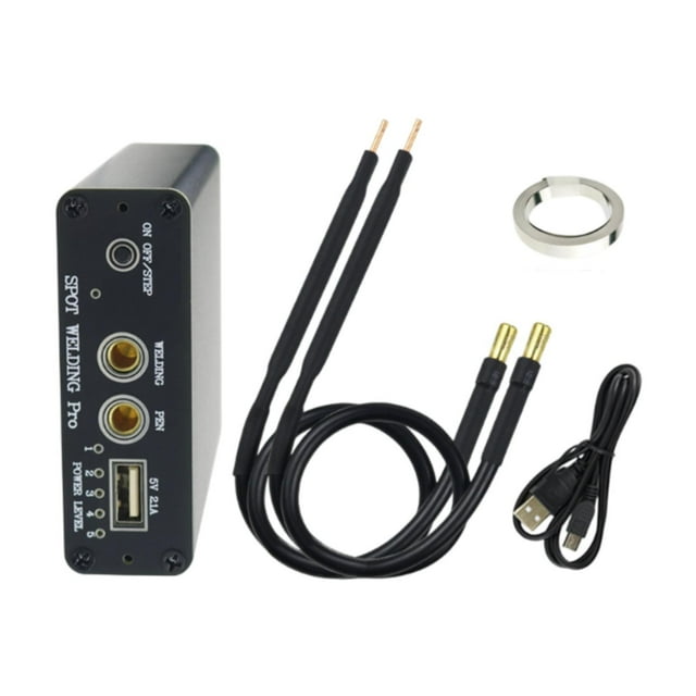 KLKCMS Soudeur Portatif à Points Réparation Multifonction avec Stylos Accessoire Outil de Soudage Noir