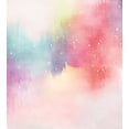 thumbnail image 3 of Colorful Duvet Cover Set, Abstract Dreamy Fantasy Themed Watercolor Digital Painting Art Romantic Design, Decorative 3 Piece Bedding Set with 2 Pillow Shams, Queen Size, Multicolor, by Ambesonne, 3 of 3