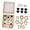 Wood color, variant on Gieenan Mini Museums Type Photo Box Family Memory Photo Display Case Frame Photo Box with Light