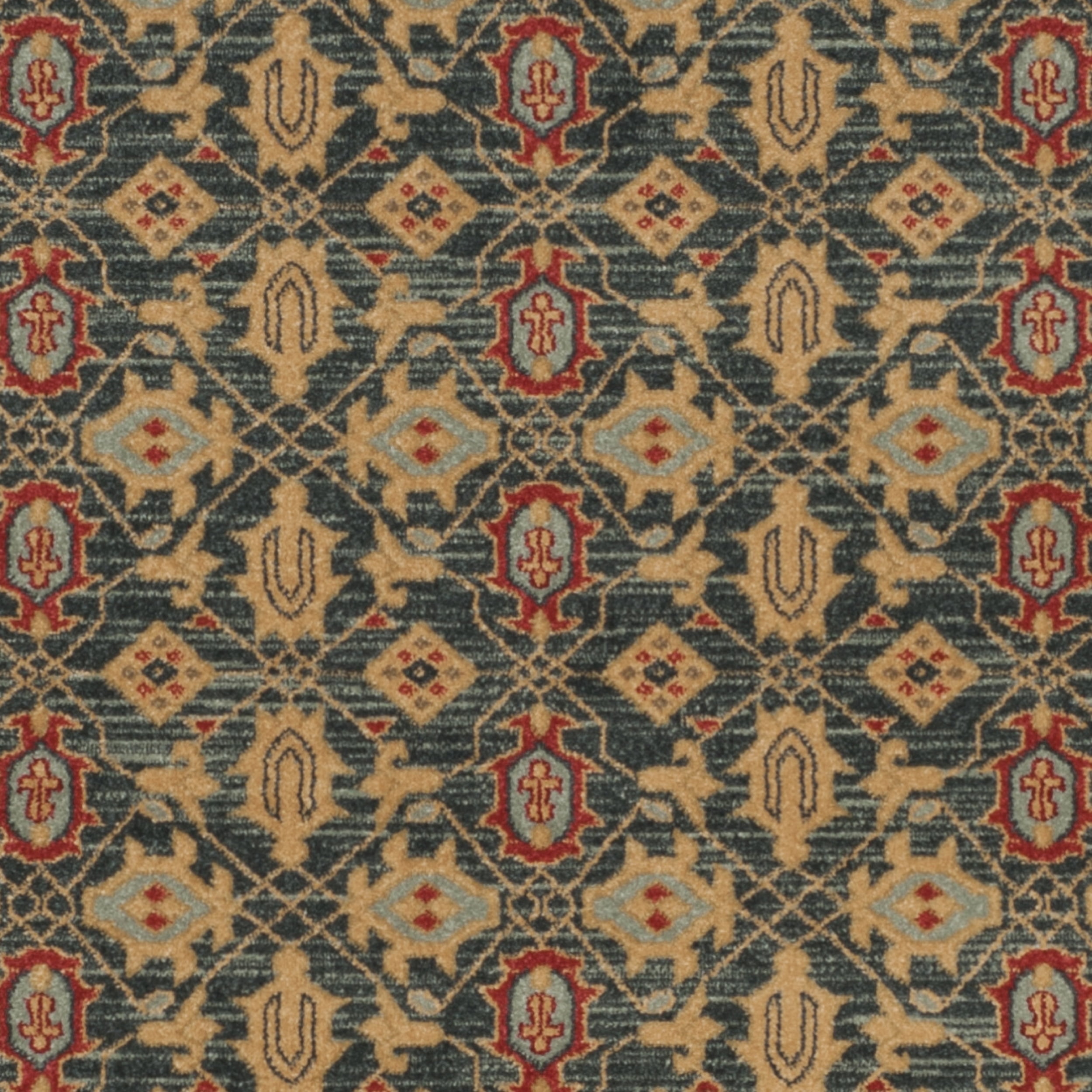 SAFAVIEH Mahal Samson Oriental Area Rug, Light Blue/Red, 9' x 12'
