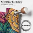thumbnail image 2 of Outdoor Curtains for Patio Waterproof, Colorful Abstract Floral Outdoor Privacy Panels Grommet, Farmhouse Vintage Flowers Boho Blackout Outside Curtains for Porch/Cabana 54"x95", 1 Panel, 2 of 8