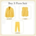 thumbnail image 3 of ETHAN Toddler Boys Wedding Suit Yellow Suspender Formal Kids Suit Jacket Easter Suits for Boys Size 12, 3 of 6