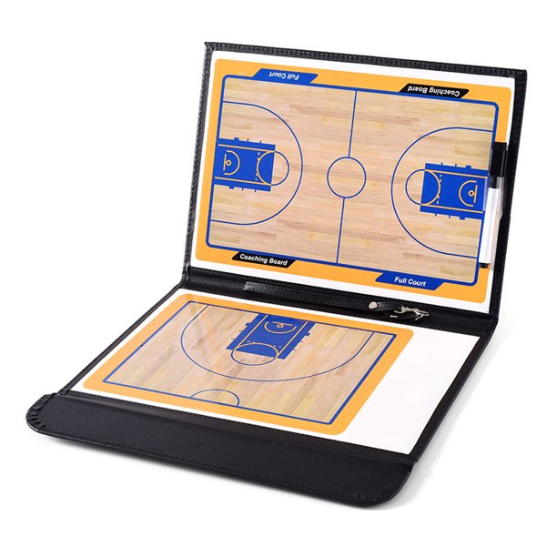 Entrenamiento De Baloncesto Profesional Portapapeles De Entrenadores De Doble Cara Marcador De Borrado En Seco Tablero Táctico De Baloncesto Sweethay OD004157-00