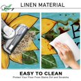 thumbnail image 5 of Spring Summer Bee Happy Kitchen Rugs Set of 2, Live Happy Sunflower Floral Blue Kitchen Mats Decor, Seasonal Floor Door Mat Home Decorations -17x29 and 17x47 Inch, 5 of 6