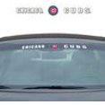 thumbnail image 1 of Chicago Cubs DECAL - Windshield 35"x4", 1 of 1