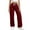 Wine, variant on Lenpel Women's Wide Leg Cargo Pants Elastic High Waisted Drawstring Hiking Travel Pants Athletic Casual Trousers with Pockets(White,X-Large)
