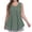 Army Green, variant on Womens Plus Size Tank Top Casual Summer Tops Fashion Casual Large Size Solid Round Neck Sleeveless Fold Blouse Tank Top