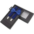 thumbnail image 2 of Royal Blue  SUSPENDER and BOW TIE SET Wedding Party - USA Seller - Adults Teens Men Women, 2 of 2
