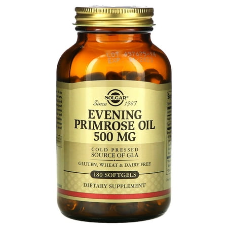 Evening Primrose Oil, 500 mg, 180 Softgels, Solgar