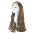 thumbnail image 1 of Pelucas con flequillo para mujer, peluca ondulada suelta multicolor opcional, peluca sintética larga, rizada, de cabello natural completo, peluca ondulada., 1 of 2