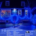 thumbnail image 4 of Luces de cadena SANJICHA 200 LED 20 metros Azul Halloween impermeables, 4 of 7