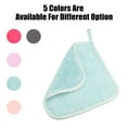 thumbnail image 7 of 4pcs Reusable Makeup Removal Cleaning Cloth Washable Makeup Remover Cleaning Towels Green 8''x8'', 7 of 7
