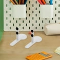 thumbnail image 4 of Soimiss 2pcs Metal Holder Iron White Sturdy Design for Table Pegboard Accessories, 4 of 8