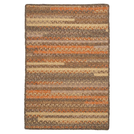 Print Party Rects Brown Area Rug, 8' x 11'