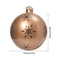 Christmas Ball,Outdoor Christmas Decorations- Giant PVC Christmas