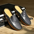 thumbnail image 5 of Men's Casual Loafers Slip On Leather Shoes Male Lightweight Slippers Driving Shoes Moccasins Classic Penny Loafer Flats Boat Shoes, 5 of 10