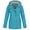 Blue_1, variant on Women Casaul Solid Jackets Outdoor Plus Size Drawstring Zipper Hooded Raincoat Windproof Tops Coat with Pocket
