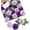 Lilac & Purple, variant on Artificial Flowers African Violet Purple Roses Lavender Roses 25pcs Real Looking Fake Roses w/Stem for DIY Wedding Bouquets Centerpieces Arrangements Party Baby Shower Home Decorations