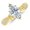 yellow-gold, variant on 14K White Gold 1.75 Carat LAB GROWN DIAMOND Channel Set Eternity Curving Marquise Cut Diamond Engagement Ring (G-H Color VS1-VS2 Clarity 1.5 Ct Center)