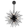 thumbnail image 4 of CWI Lighting Savannah 6 Light Chandelier With Black Finish, 4 of 6