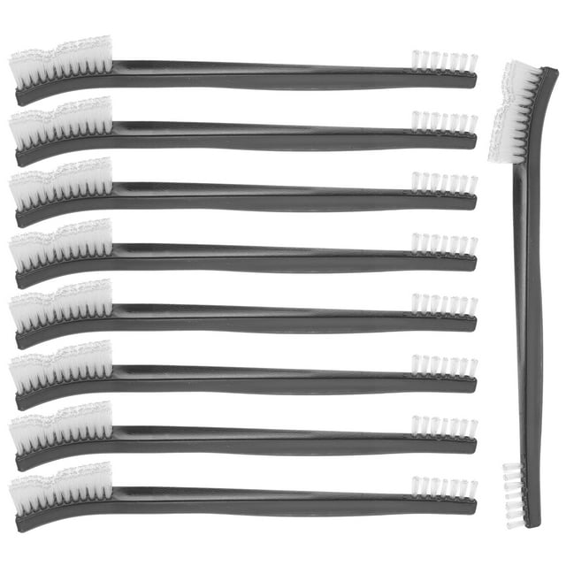 BRIGHTFUFU 9 Uds cepillos de limpieza de doble cara cepillos de limpieza de mano cepillos para rascar cepillos de limpieza con mango