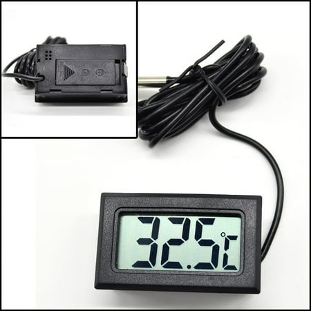 

Hayafir Mini LCD Digital Thermometer Temperature Meter Tester Gauge w/ Waterproof Probe