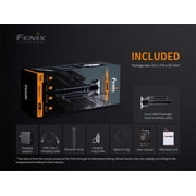 Fenix Lighting LR80R Lithium Ion 18000 Lumens Luminus SST70 LED Flashlight, Black